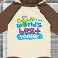 thumbnail image 4 of Inktastic Daddy Worlds Best Roofer Boys or Girls Long Sleeve Baby Bodysuit, 4 of 5