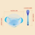 thumbnail image 3 of Utoimkio Baby Bowls with Suction,Food Grade Silicone Toddler Bowls with Lids and Spoons,BPA Free,Dishwasher""", 3 of 9