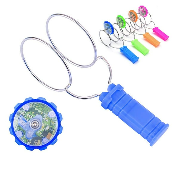 LED Light Magnetic Gyro Wheel Hand Spinner Magic Spin Toy> H6I9
