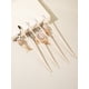 thumbnail image 3 of Wooden Cat Teaser With Feather, Bell, Mice Toy, And String, Color Random, 3 of 5