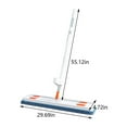 thumbnail image 3 of Trapeador de piso, trapeador plano de microfibra de manos libres con escurridor automático, trapeador de piso de microfibra de 360 manos, trapeador de piso de lavado de manos perezoso, 3 of 7