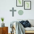thumbnail image 2 of Ekena Millwork 12"W x 16"H x 3/4"D Vintage Farmhouse Cross, Barnwood Decor Collection, Reclaimed Grey, 2 of 11