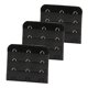 thumbnail image 1 of Extensor de correa de sujetador suave y cómodo para mujer, 3 uds., extensor de sujetador de 3 filas y 3 ganchos, 2,2 "x 2,0", negro, 1 of 3