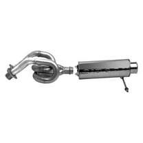 UTV Series Stainless Steel Single Exhaust System for 2004-2007 Yamaha YXR66F Rhino 660