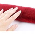 thumbnail image 3 of Funda de cinturón de seguridad de lana de oveja suave, fácilmente extraíble, relleno sintético de oveja para cinturón de seguridad de automóvil (rojo), 3 of 5