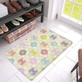 thumbnail image 3 of MKHERT Abstract Colorful Polka Dots with Snowflakes Doormat Rug Home Decor Floor Mat Bath Mat 30x18 inch, 3 of 3