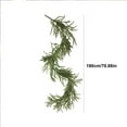 thumbnail image 3 of Christmas Decorations Christmas Norfolk Garland Single Fork Norfolk Natural Garland Artificial Garland For Christmas Table Fireplace Wall Home Decoration, 3 of 6