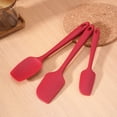 thumbnail image 2 of ILoveMilan All-in-One Heat Resistant Silicone Scraper Set Red Design, 2 of 5