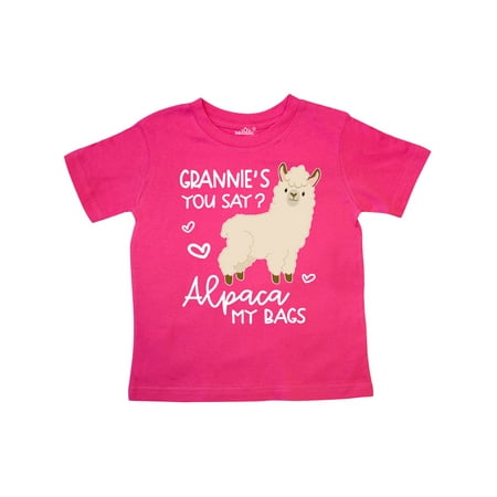 

Inktastic Grannie s You Say Alpaca My Bags Gift Toddler Boy or Toddler Girl T-Shirt
