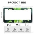 thumbnail image 3 of 2 Pieces Shamrock Lucky Clover St Patricks License Plate Frame St Auto Car Accessories Tag Aluminum 2 Hole for US And CA, 3 of 6