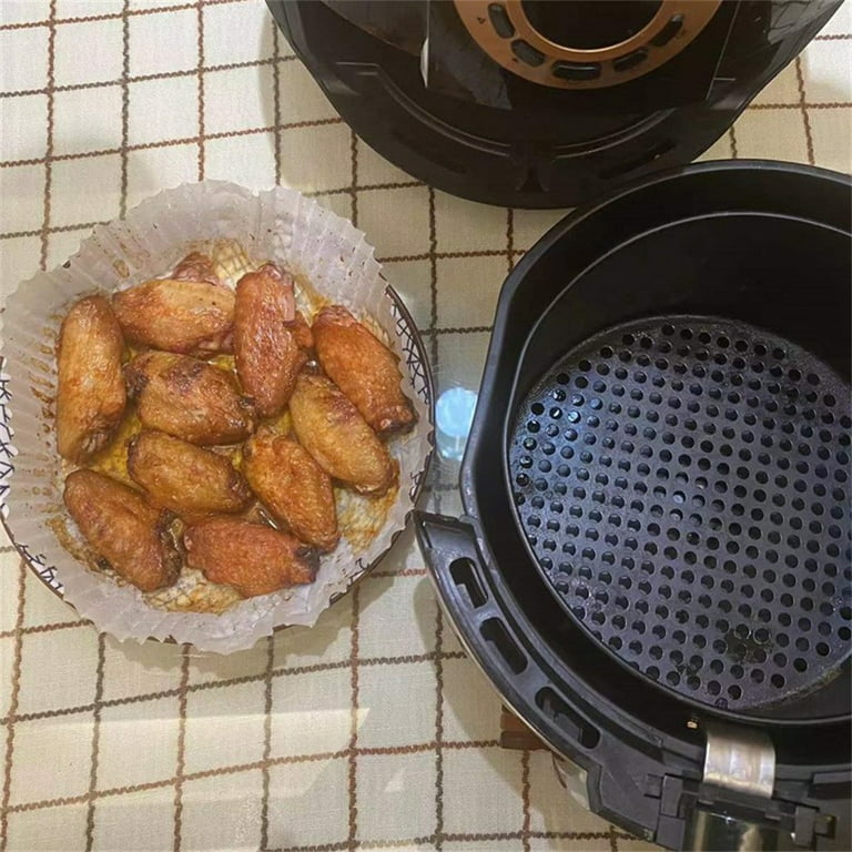 Dicasser Air Fryer Disposable Paper Liner: Airfryer Instant Pot Oven Insert  Parchment Sheets Round, Grease and Water Proof Non Stick Basket Liners for
