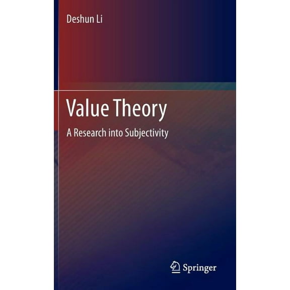 Value Theory: A Research Into Subjectivity, (Hardcover)