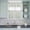 DarkOliveGreen, variant on 3 Piece Kitchen Curtains and Valances Set Green Stripe Cafe Curtains 36 Inch Length Modern Farmhouse Geometric Striped Valance & Tier Curtain for Living Room Bedroom Small Window 54"x18" 27"x36"*2