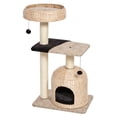 thumbnail image 2 of MidWest Homes for Pets Feline Nuvo Nest Cat Tree, 3-Tier, Woven Rattan & Sisal, 2 of 2
