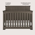thumbnail image 5 of Child Craft Redmond Crib, Dresser & Chest Nursery Set, 4-in-1 Convertible Crib, Dapper Gray, 3-Piece, 5 of 9