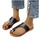 thumbnail image 4 of Amzcrzy Zapatos de mujer,Zapatos de mujer,Zapatillas de mujer, Nuevos zapatos de verano de suela plana para mujer, ropa de abrigo de moda, sandalias, zapatillas de playa Sandalias Mujer Zapatillas De, 4 of 5