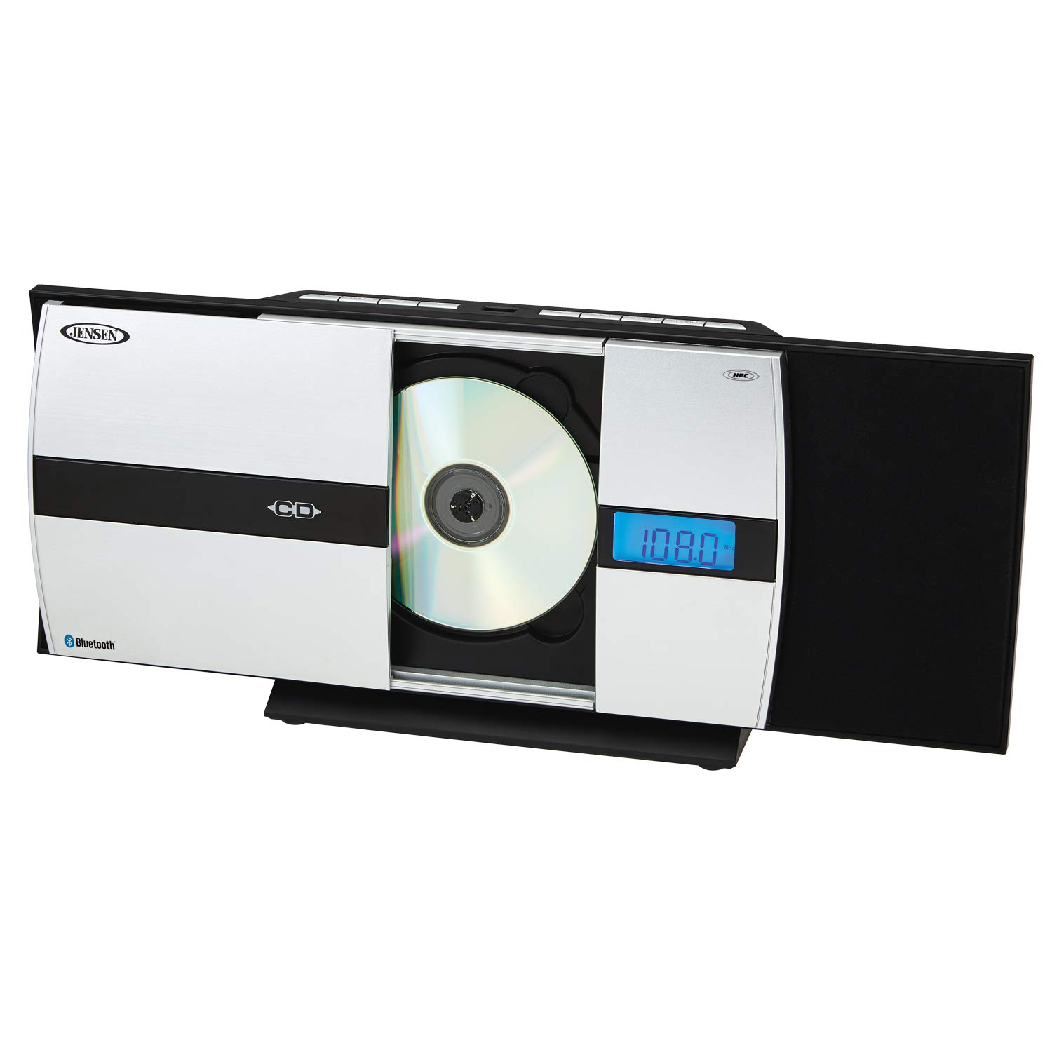 Jensen Wireless Bluetooth CD Player with FM Radio and Wall Mountable Option - image 2 of 5