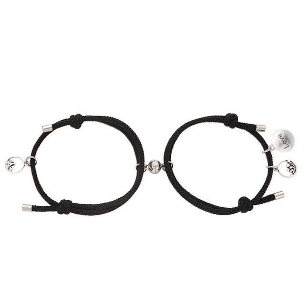 Pulseras para mujer, regalos para mujer, pulsera de succión magnética de aleación solemne, regalos para amantes, pulsera para mujer