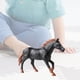 thumbnail image 1 of Figura de Caballo Hugo estatua de Vida silvestre Modelo de animal pequeño juguete educativo Marrón oscuro, 1 of 10