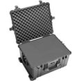 thumbnail image 3 of 1620 Watertight Hard Case with Cubed Foam Interior & Wheels - Charcoal Black, 3 of 3