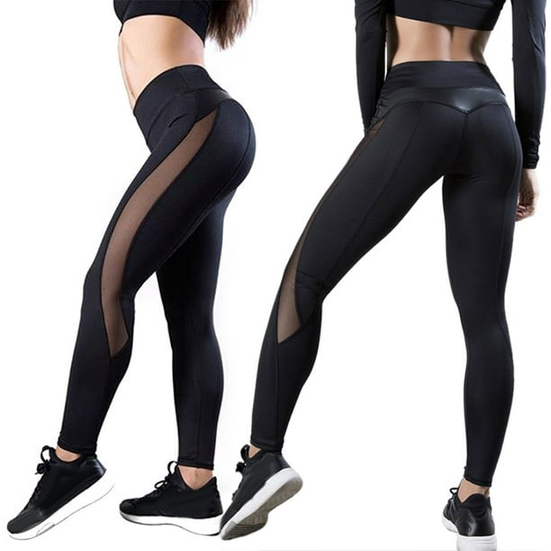 Sexy Women Thin Black and White Stripes Printed Compression Running Tights  Yoga Workout Pants Sports Gym Slim Fitness Trousers Athletic Clothes  Fitness Leggings