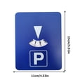 thumbnail image 3 of Temporizador de tarjeta de estacionamiento electrónico Tarjeta de reloj de estacionamiento Temporizador de tarjeta de estacionamiento digital de plástico, 3 of 6