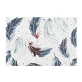 thumbnail image 5 of Ryvnso Feathers Bathroom Shaggy Rugs Toilet U Shape Mat Soft Contour Rug 20"x24", 5 of 9