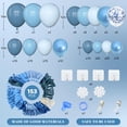 thumbnail image 2 of Kit de guirnaldas con forma de arco con forma de globo Amandir, látex azul, 153 unidades, 2 of 7