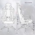 thumbnail image 6 of BestOffice Ergonomic & Lumbar Support Swivel Gaming Chair, Blue, 6 of 7