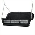 thumbnail image 1 of Jeco Traditional Hanging Porch Swing with Steel Frame, Black, 1 of 1