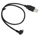 thumbnail image 5 of Cable USBA a Mini USBB macho a macho codo ángulo izquierdo fuente de alimentación cable de carga para PC, 5 of 5