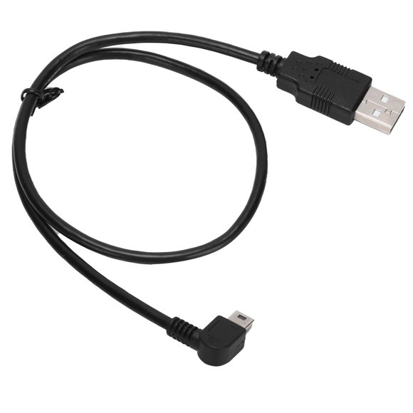 Tbest Smart Remote Control Uzaktan Kumanda USB‑A To Mini USB‑B Cable Male To Male Elbow Left Angle Power Supply Charge Cord For