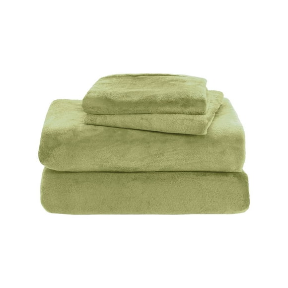 Ultra-Soft Crystal Velvet Sheet Set - 3-Piece Plush Bedding with Deep Pockets, Anti-Static, Non-Pilling, Perfect for Chilly Nights & Cozy Lounging