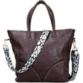 thumbnail image 3 of LAICAIW Sangle de Remplacement pour Sac à Main Bandoulière Femme Grand Réglable Jacquard Tissé (Léopard, Matériel Doré), 3 of 4