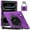 Purple, variant on Dteck Case for iPad Pro 11 inch M4 2024,Heavy Duty Armor Shockproof Kids Case with Rotating Stand & Hand/Shoulder Strap for iPad Pro 11-in. (M4),Black