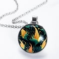 thumbnail image 2 of Sea Slug Stunning Glass Circular Pendant Necklace - Women's Necklaces, Necklaces, 2 of 5