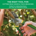 thumbnail image 3 of Miracle-Gro 2-Piece Pruning Shears Set – Includes 8 in. Bypass & Anvil Pruners, Carbon Steel Blades, 3 of 11