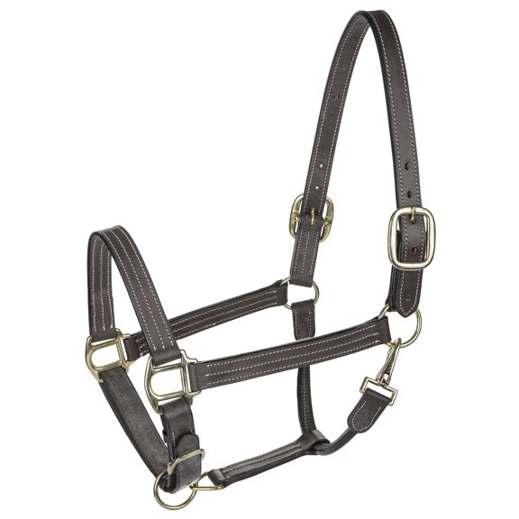 Henri de Rivel Triple Stitched Halter - Havana - Cob