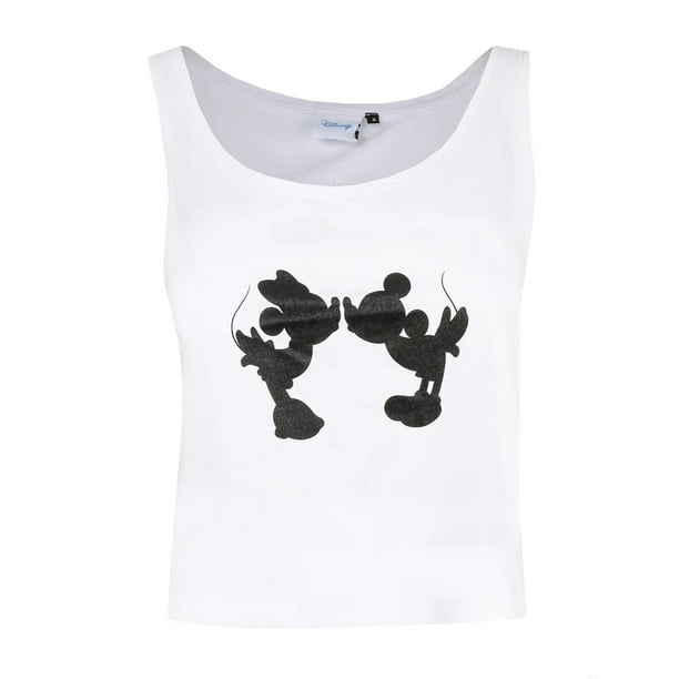  Disney Mickey And Friends Minnie Mouse Vintage Silhouette Tank  Top : Clothing, Shoes & Jewelry