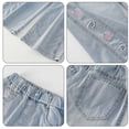 thumbnail image 5 of XIYNBAOK Girls Baggy Jeans Y2k Trendy Vintage Wide Leg Denim Pants for Kids Star Patch Elastic Waist Loose Fit Trousers Teens Streetwear, 5 of 8
