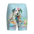 thumbnail image 5 of Fotbe A Funny Little Dalmatian Puppy Pajama Shorts for Men, Men's Pajama Bottoms, Sleepwear,Short Pajama Pants-Medium, 5 of 9