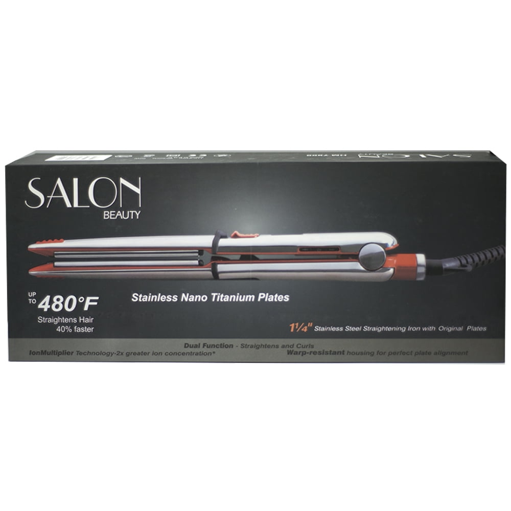 Plancha de Nano Titanio Salon Beauty HM7000 Temperatura Ajustable