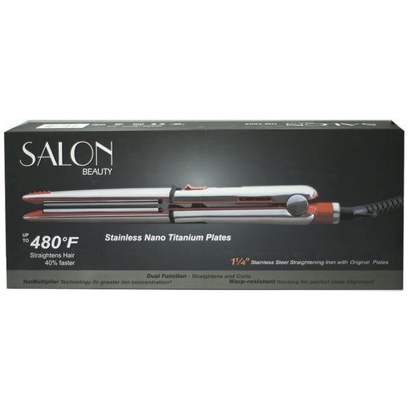 Plancha de Nano Titanio Salon Beauty HM7000 Temperatura Ajustable 275 a 480 ºF