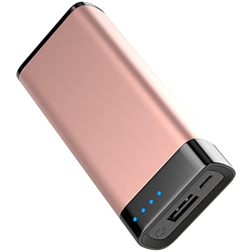 Open Box TALK WORKS PORTABLE CHARGER - FAST CHARGING POWER BANK - ROSE GOLD