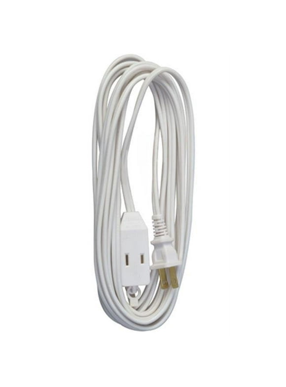 Master Electrician 09415ME 16-2 White Extension Cord - 20 ft.