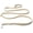 Beige, variant on Heavy Duty Hands Free Dog Leash for Medium to Large Dogs for Comfortable Running, Jogging Walking | Dual D-Rings | Soft Padded Traffic Handle | Both Ends 360 Rotating Carabiners (Leash Length 7.7 ft)