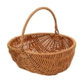 thumbnail image 4 of Cesta de picnic tejida, cesta de frutas, organizadora premium, portátil, fácil de llevar, multifuncional, para regalo, almacenamiento, organizador de, 4 of 8