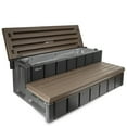thumbnail image 3 of XtremepowerUS Hot Tub Steps With Storage, Spa Step, 36" Length, Camper/Deck Steps, Anti-Slip Brown, 3 of 11