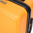 Lightweight Orange Carry on Luggage with 20” Spinner Wheels for Easy