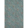 thumbnail image 2 of Addison Rugs Mayfield Washable Transitional Floral Teal Rectangle Rug, 10' x 14', 2 of 6